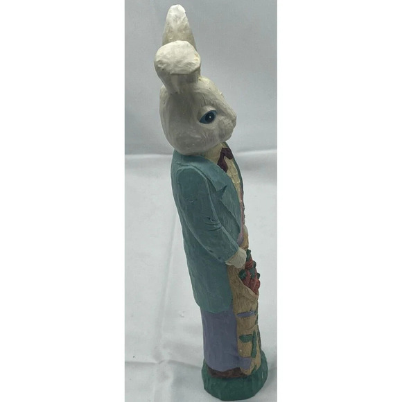 Vintage 12” Easter Bunny Figurine Chris/ Carrots Bunny Pencil ABC # 16870 - Picture 5 of 15